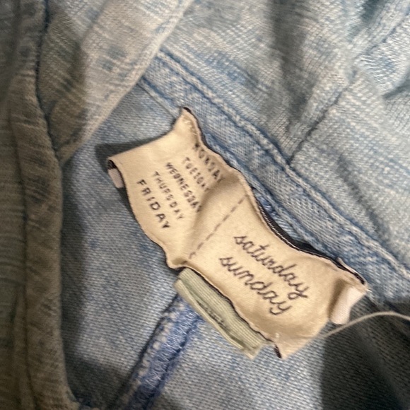 Anthropologie Saturday Sunday Anya hoodie dress/coverup S - Picture 4 of 4